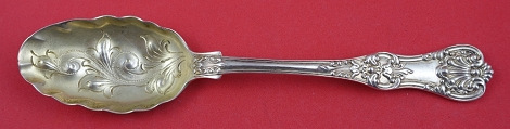 Berry Spoon GW w/ design in bowl 8 5/8